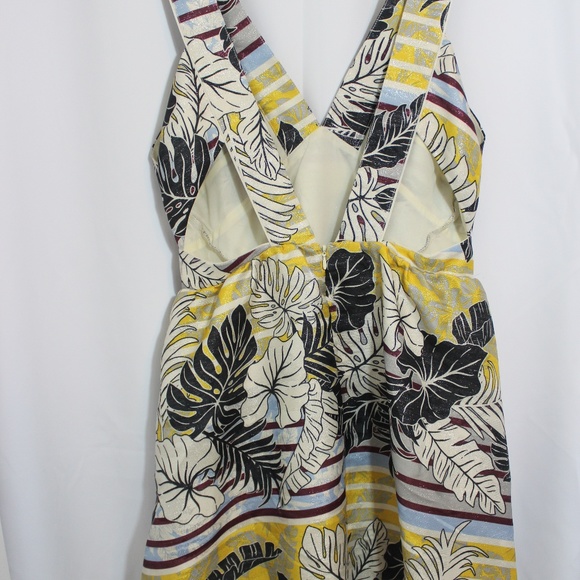 H&M shimmer silver dress Size 14 - Picture 4 of 7